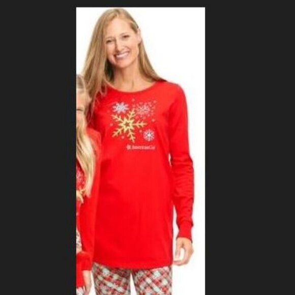 NWT American Girl holiday dreams pajama pants and top women's size L (12-14) - Picture 2 of 10